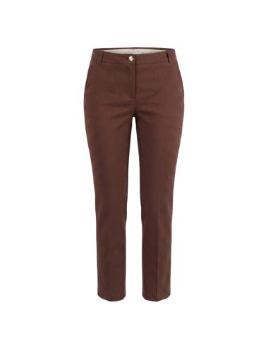 Pinko brown linen trousers
