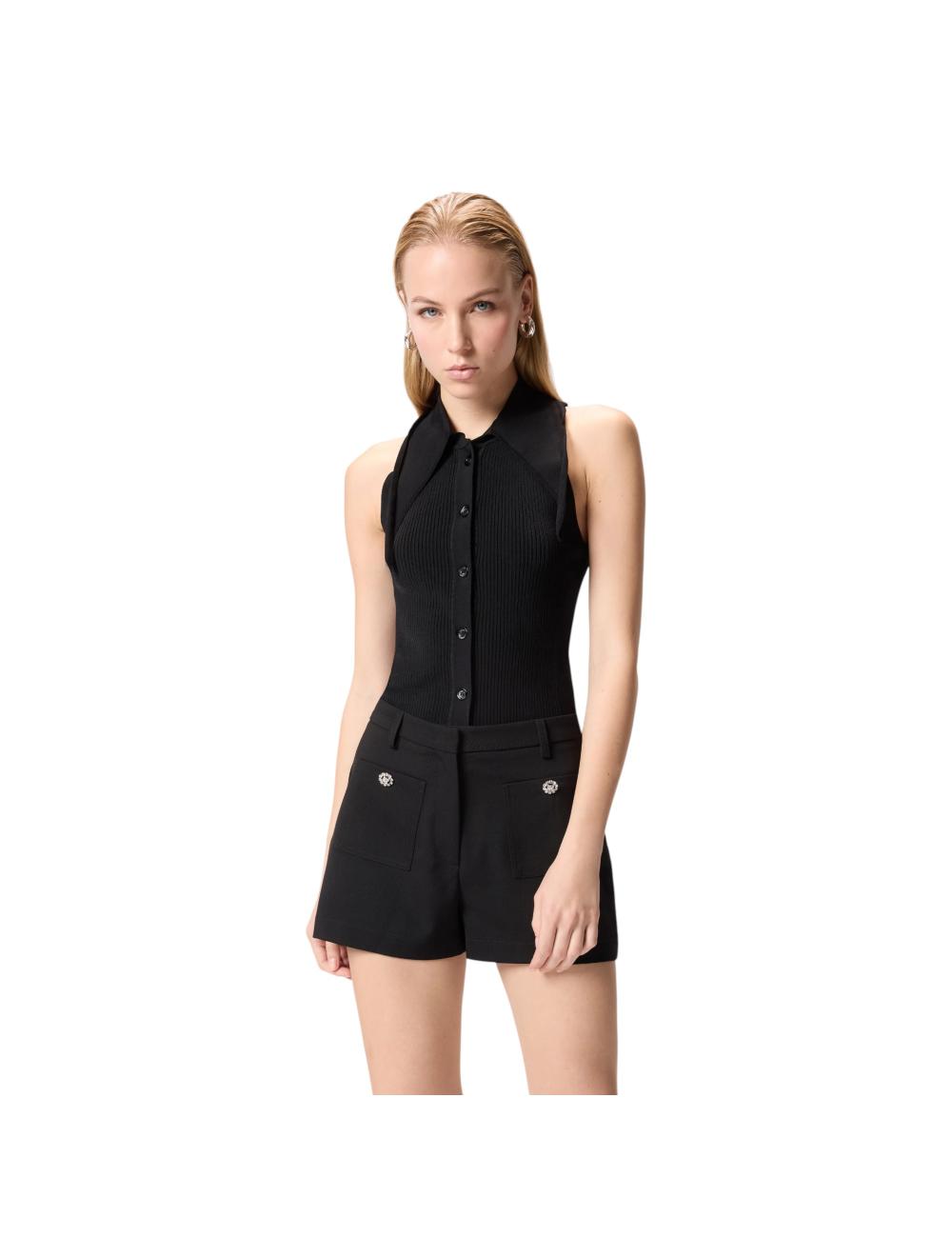 Pinko woman black polo top