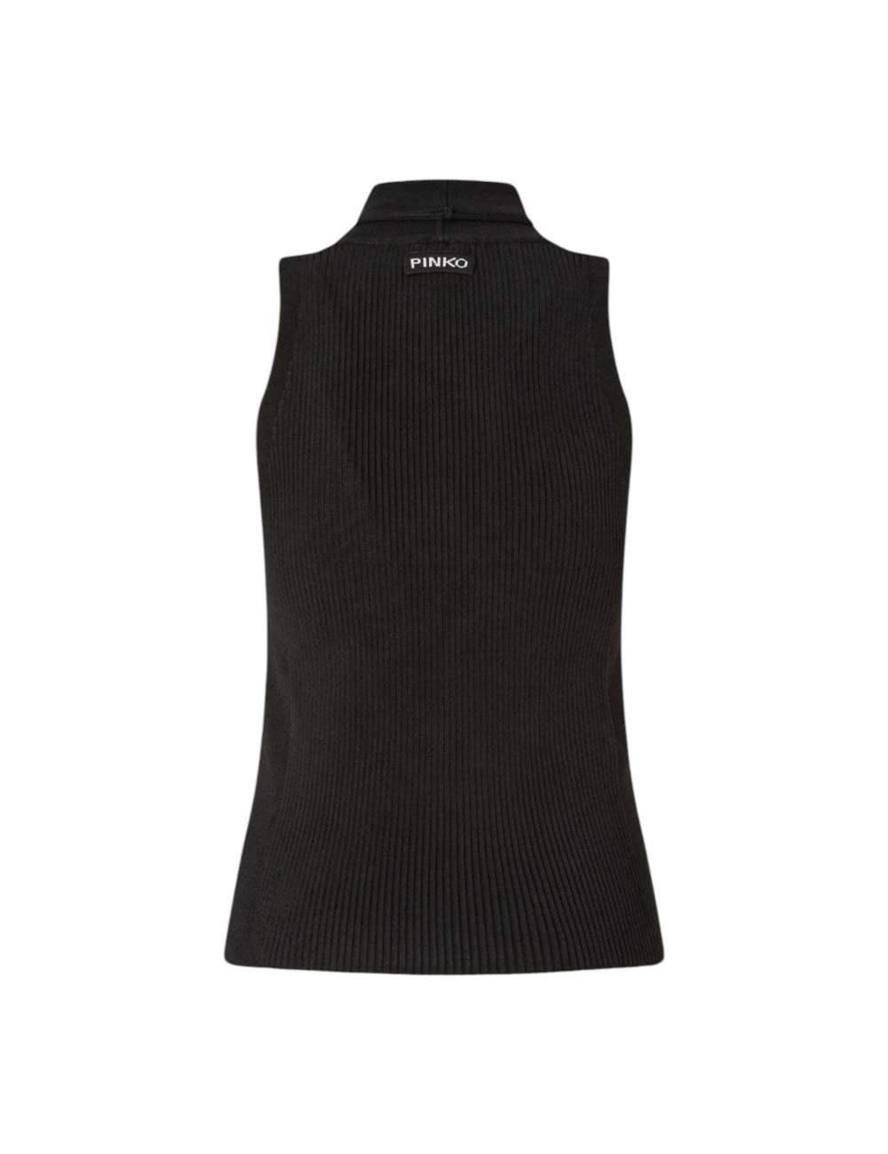 Pinko top a polo in maglia...