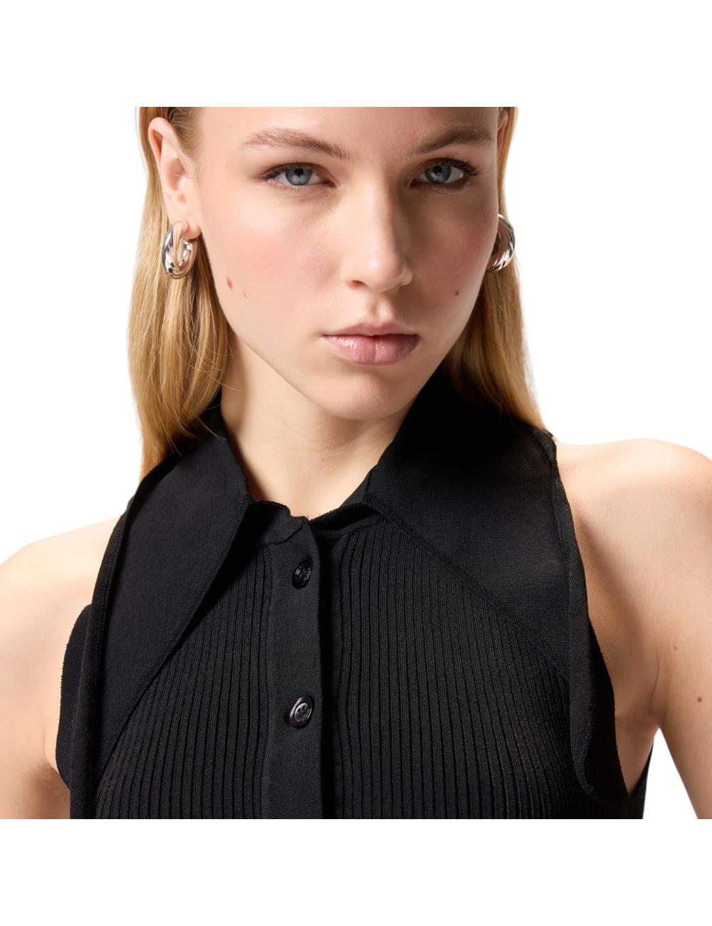 Pinko top a polo in maglia...