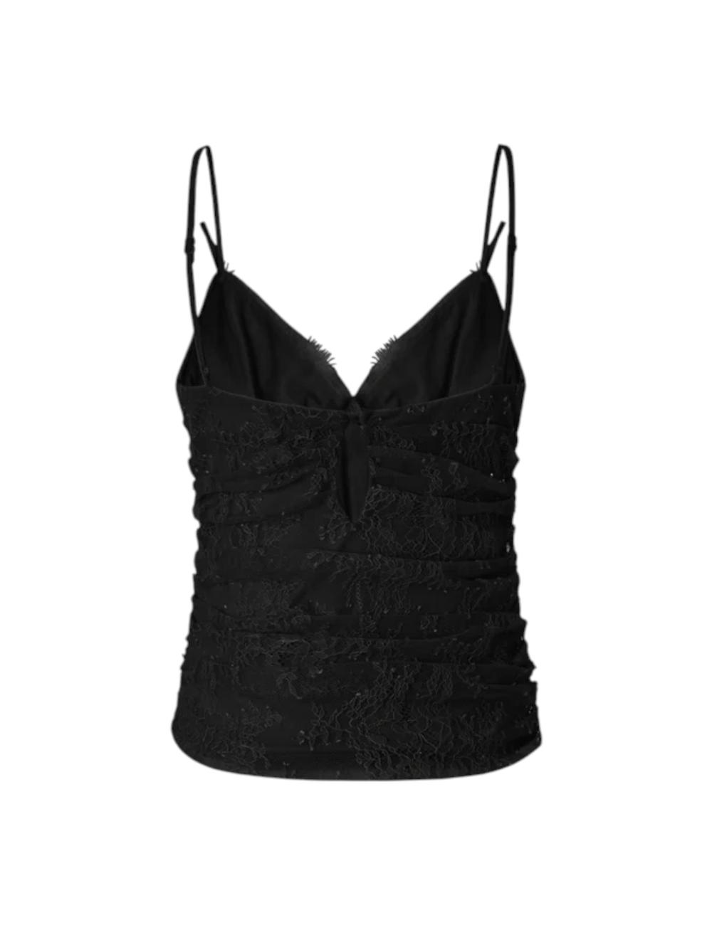 Pinko top nero  in pizzo