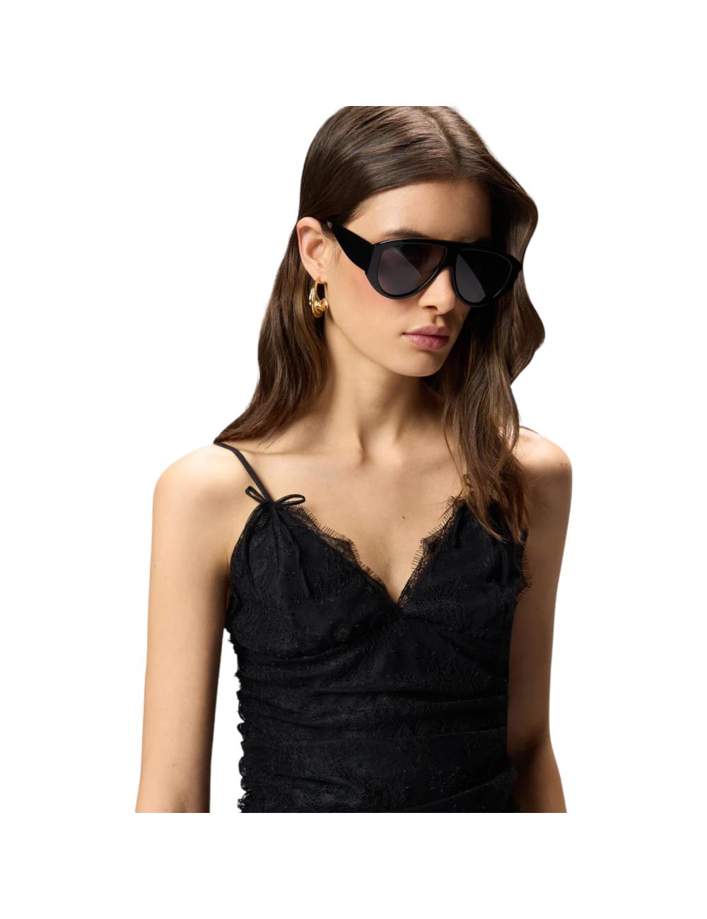 Pinko top nero  in pizzo