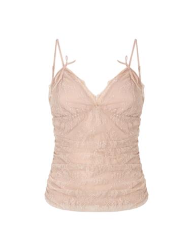 Pinko pink lace top