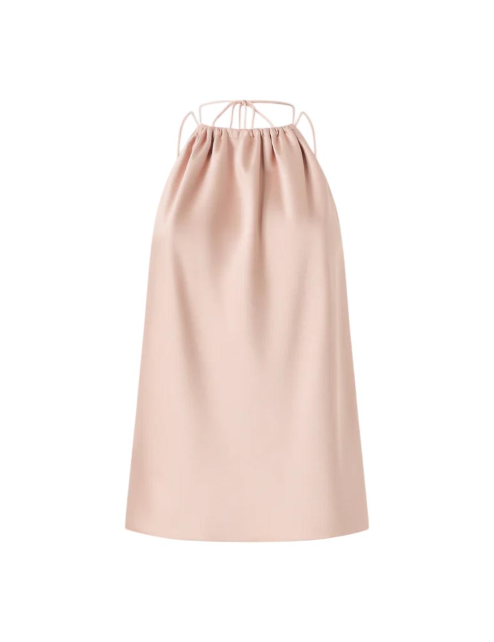 Pinko top satin rosa