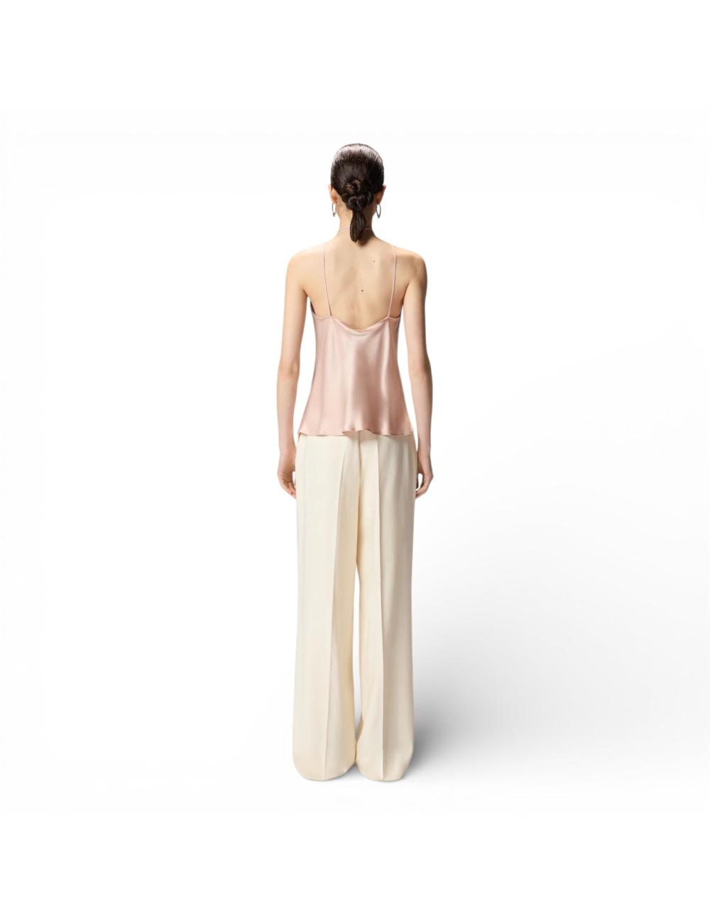 Pinko top satin rosa