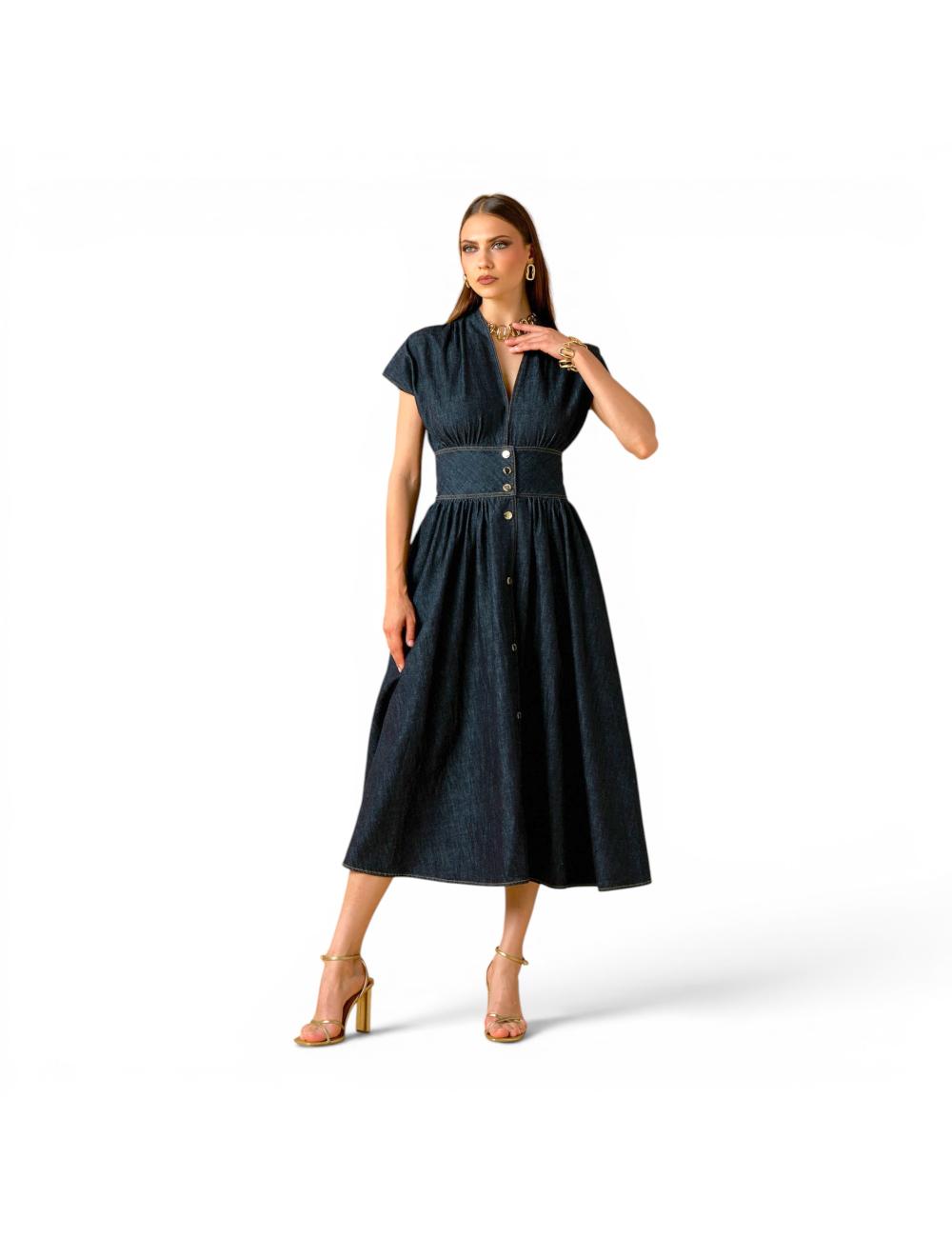 NoSecrets denim shirt dress