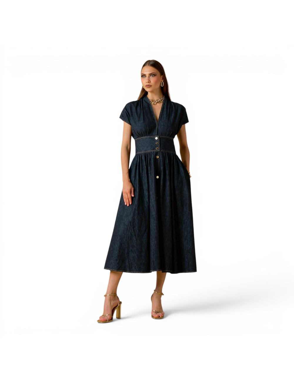 NoSecrets denim shirt dress