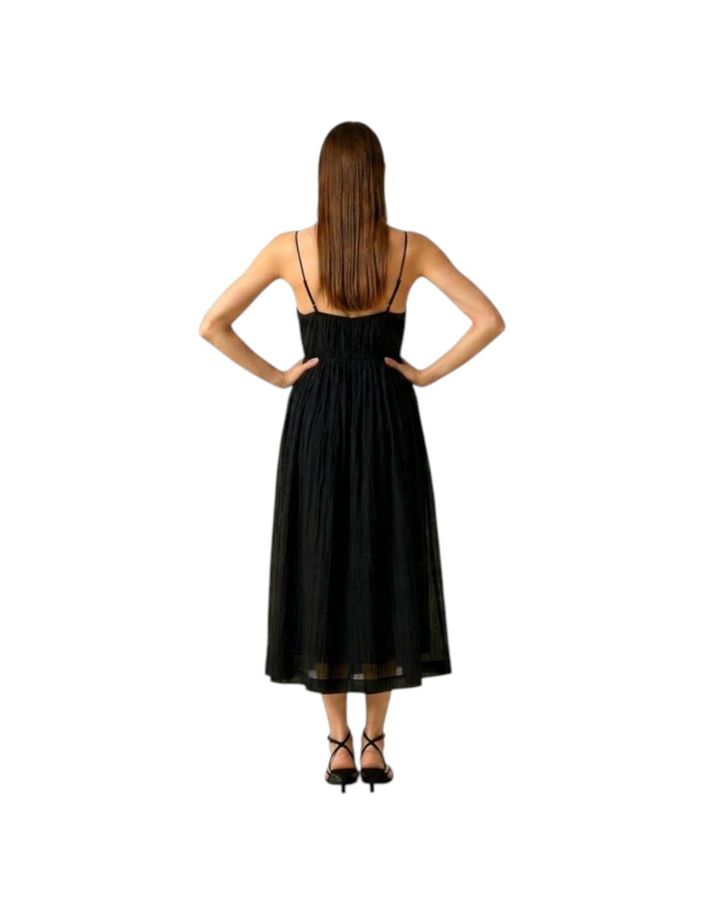 NoSecrets long v-neck dress