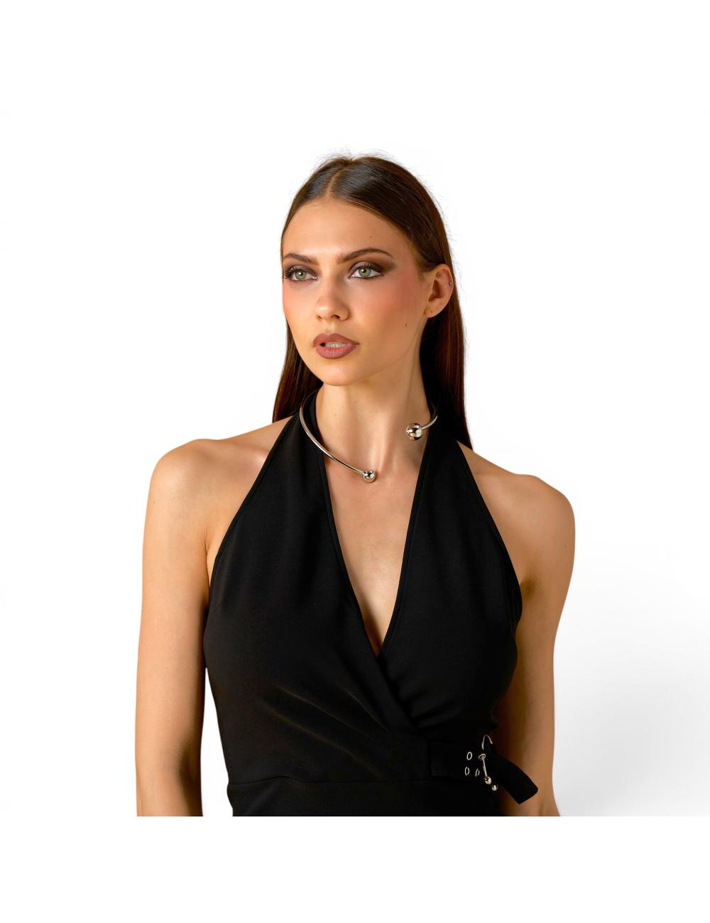 NoSecrets black piercing dress