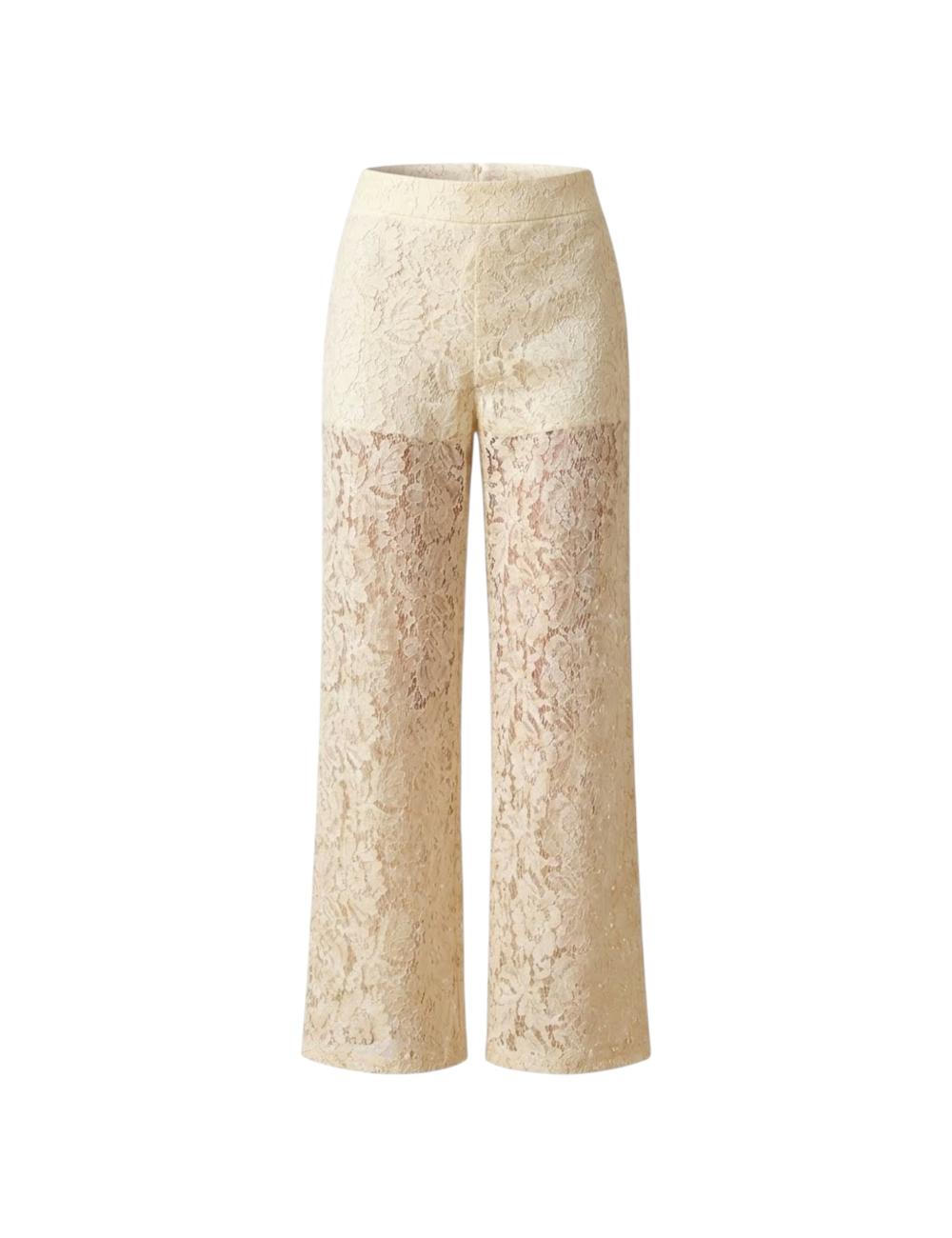 Nosecrets ivory lace trousers