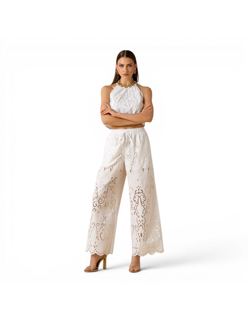 Nosecrets pantaloni bianchi...