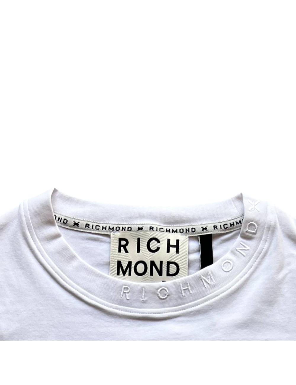 John Richmond white basic t-shirt