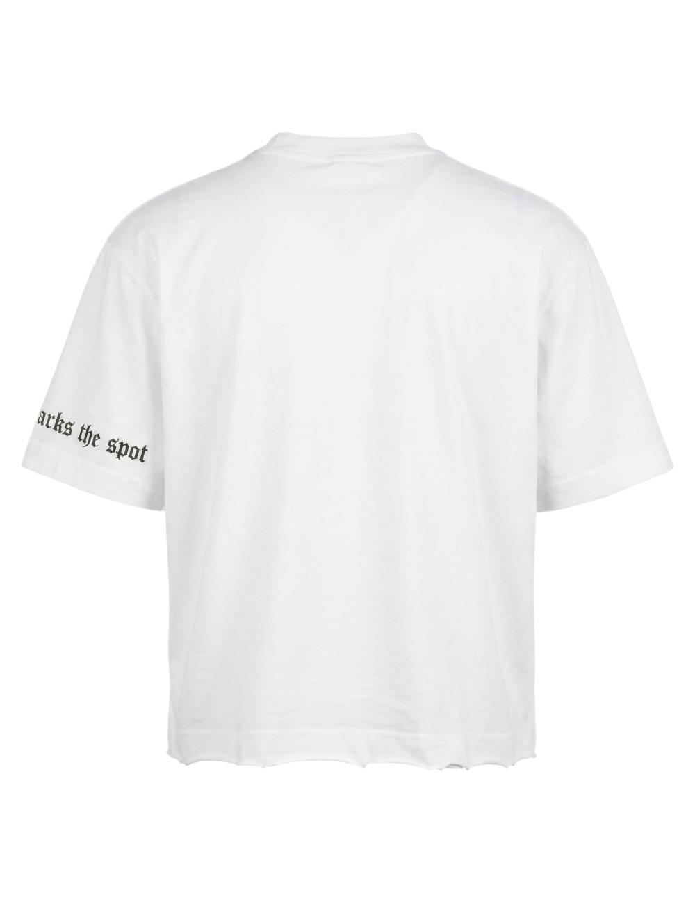 John Richmond t-shirt bianca over