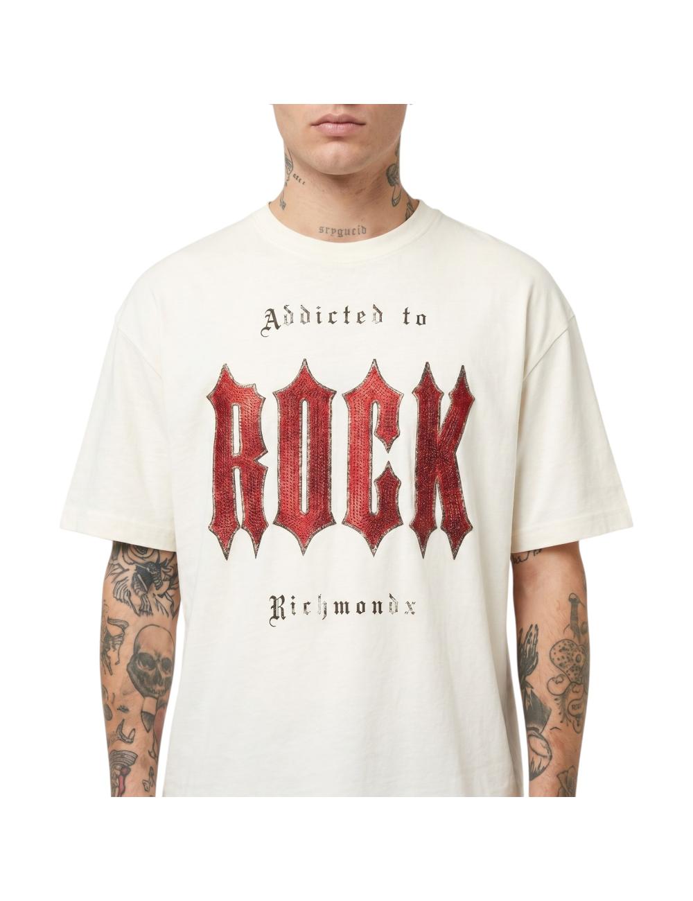 John Richmond white rock t-shirt