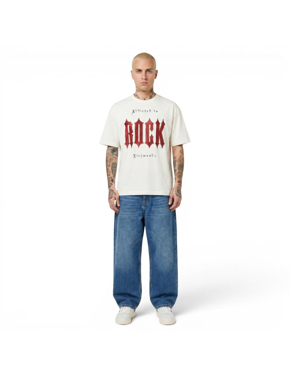 John Richmond white rock t-shirt