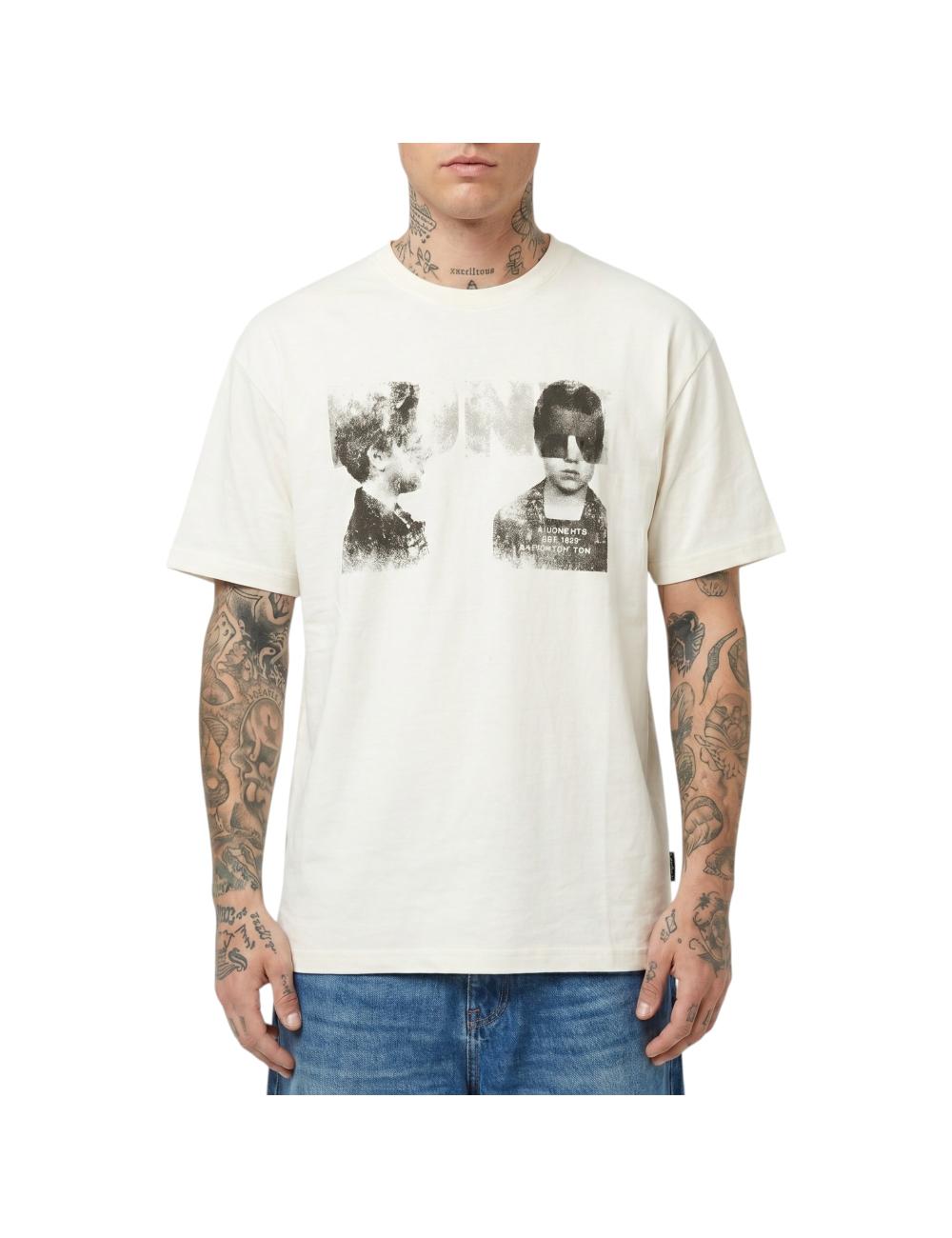 John Richmond t-shirt bianca stampa punk