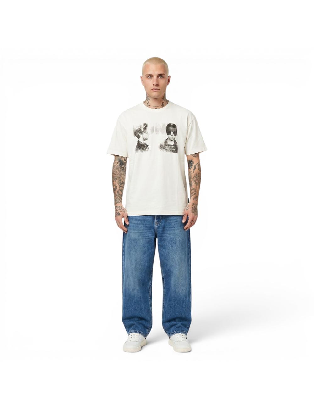 John Richmond white punk print t-shirt