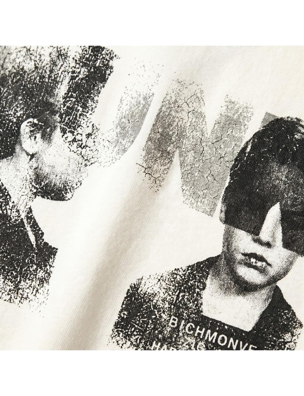 John Richmond white punk print t-shirt