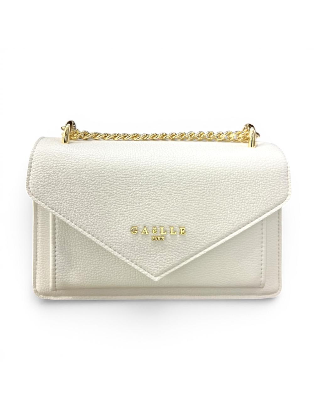 Gaelle Paris Mini Shoulder Essential bag white