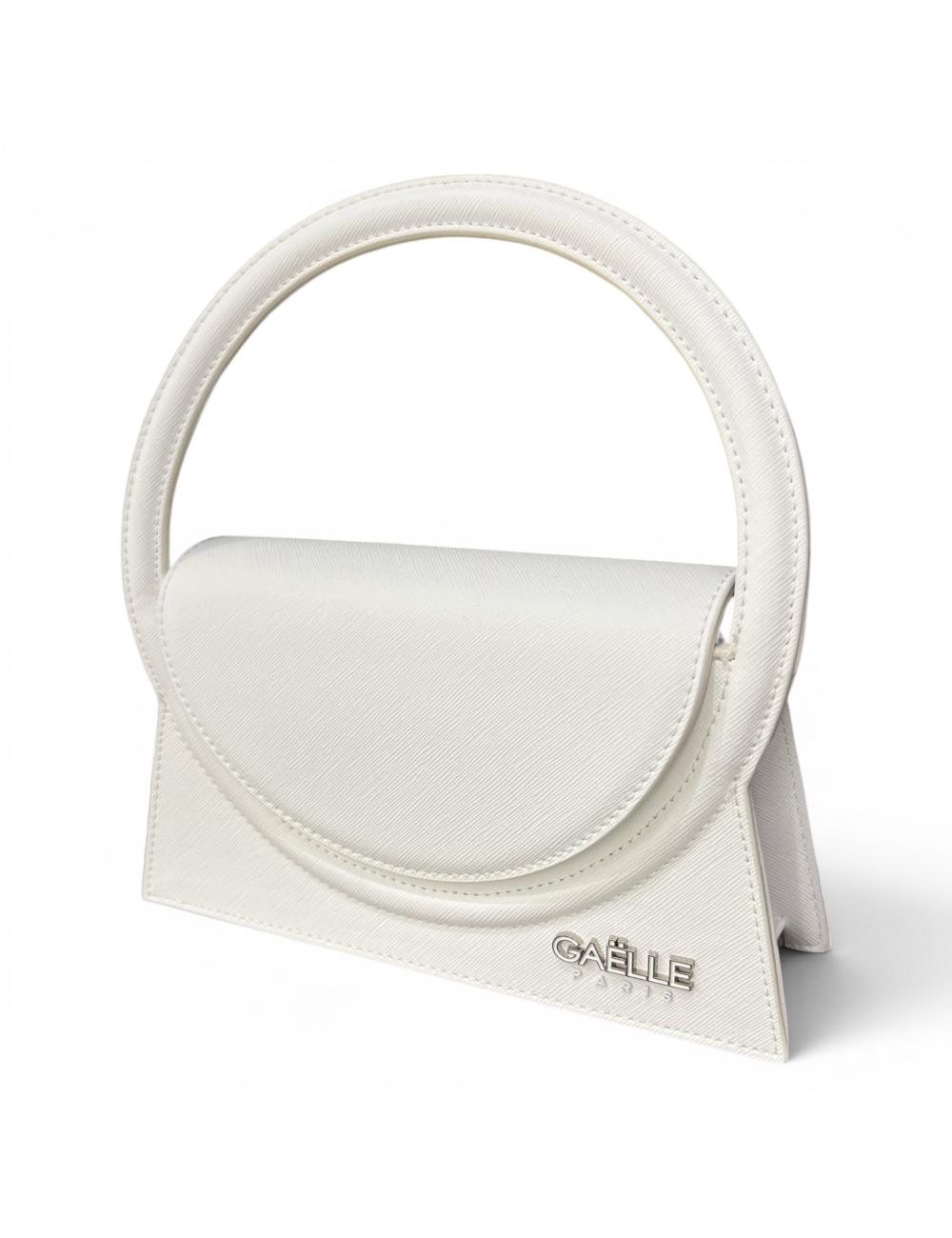 Gaëlle Paris borsa tracolla mini design bianca