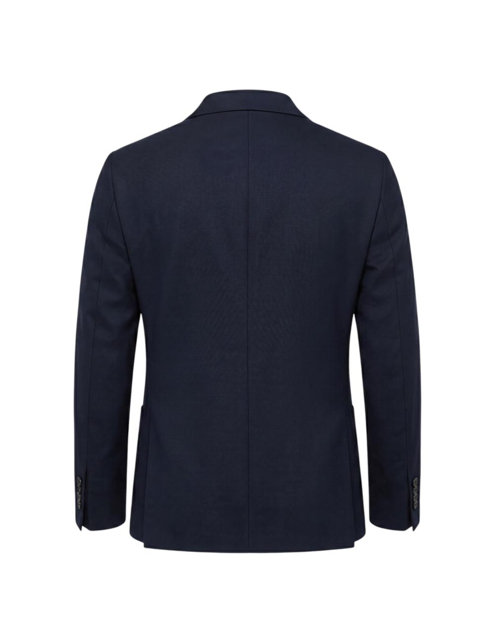 Outfit abito blu monopetto