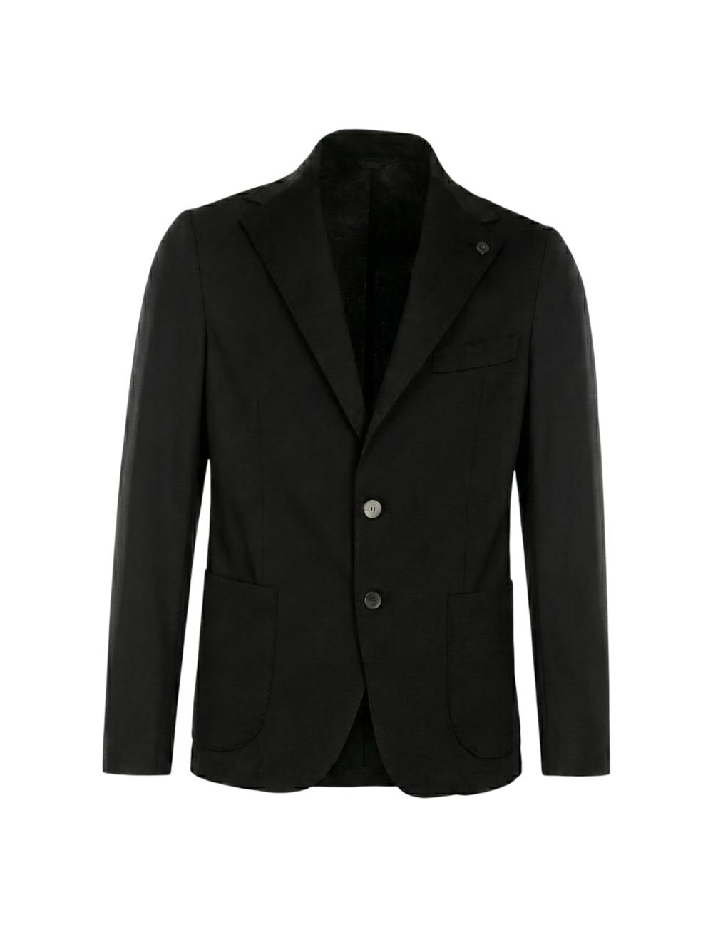 Outfit abito nero monopetto