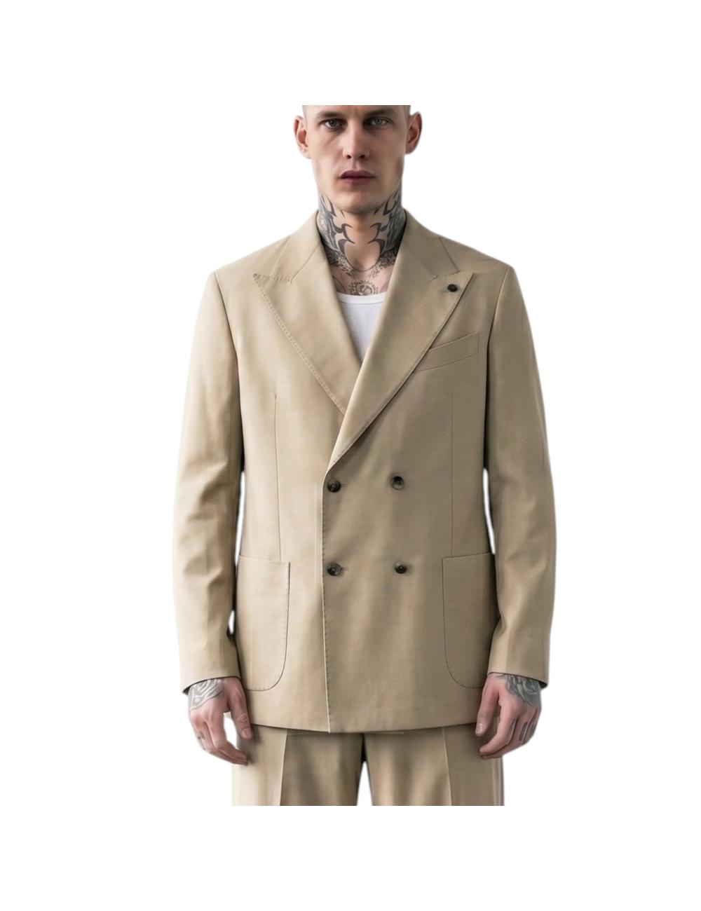 Outfit blazer beige...