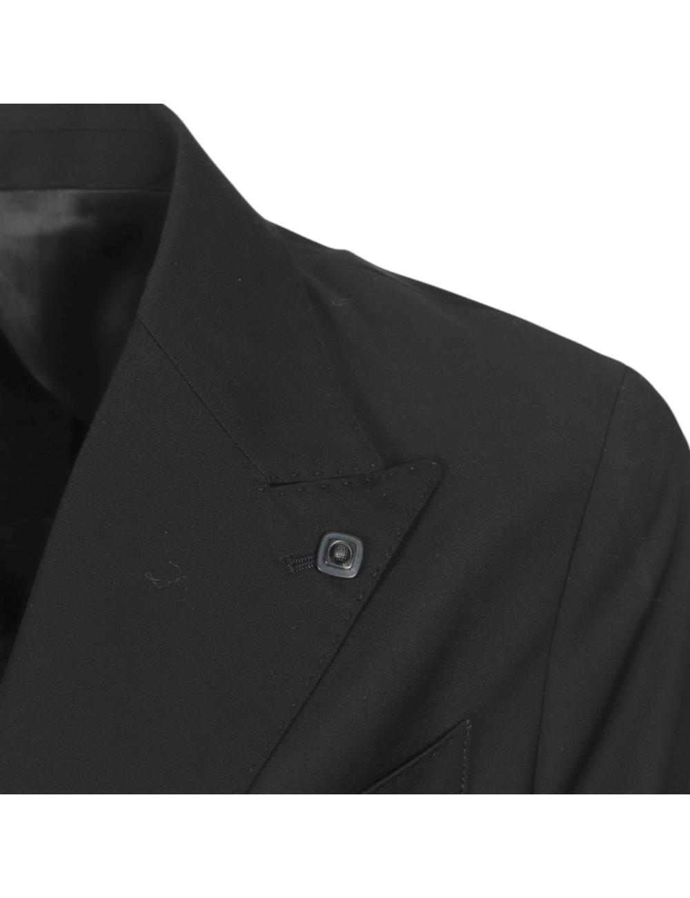 Outfit blazer nero doppiopetto