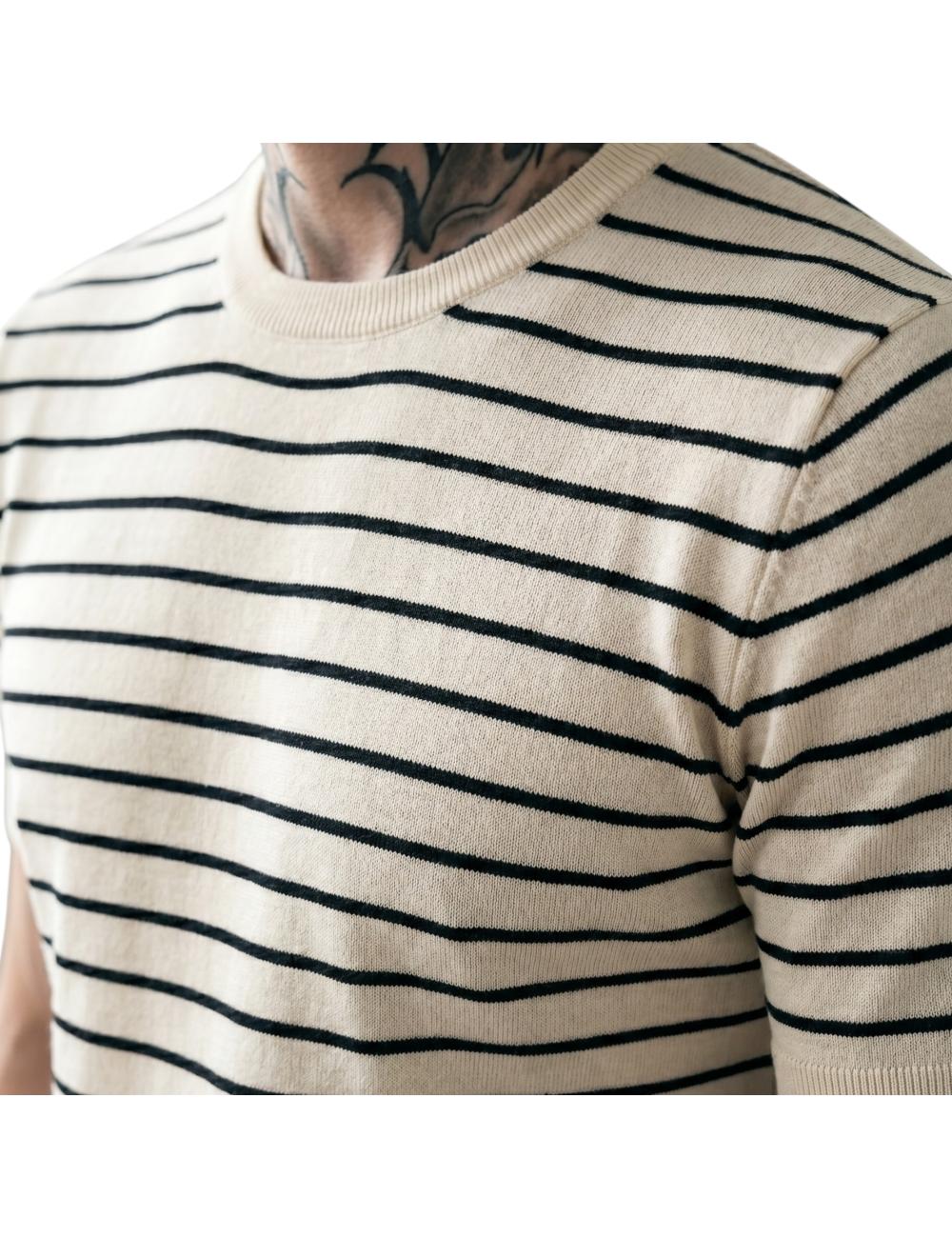 Outfit maglia in filo beige...