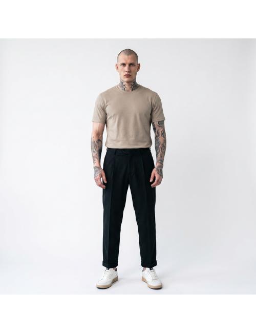Outfit pantalone nero classico