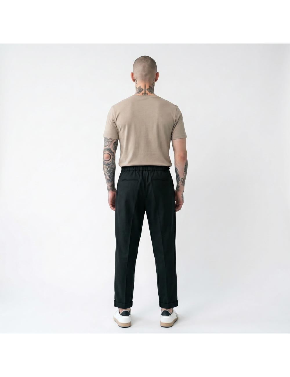 Classic black trouser outfit