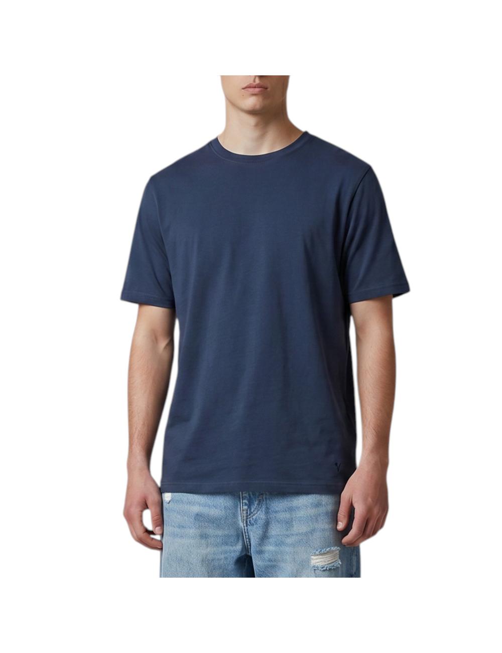 Outfit tshirt uomo basica blu