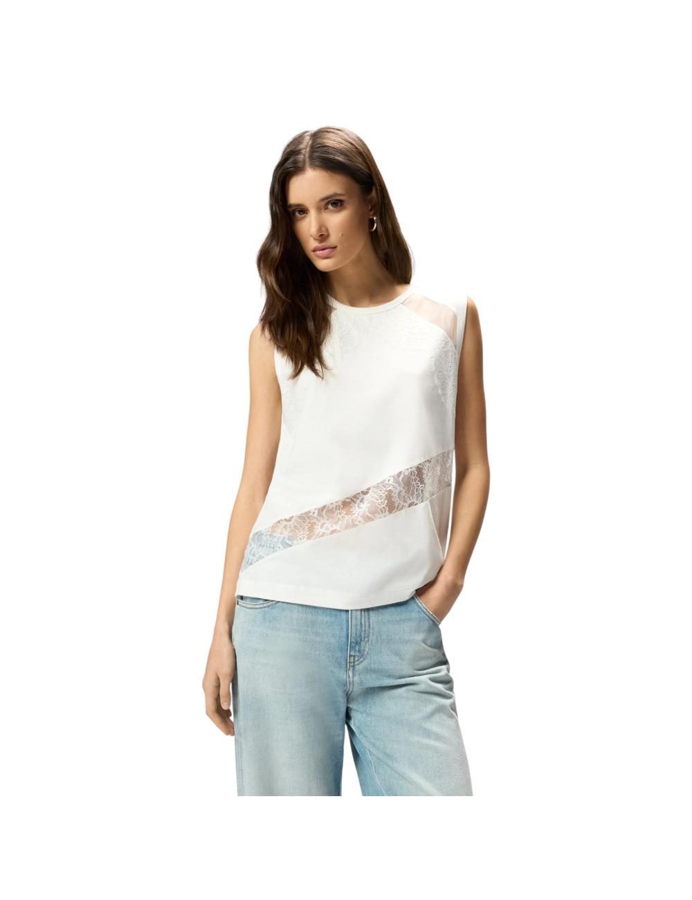 Pinko white sleeveless...