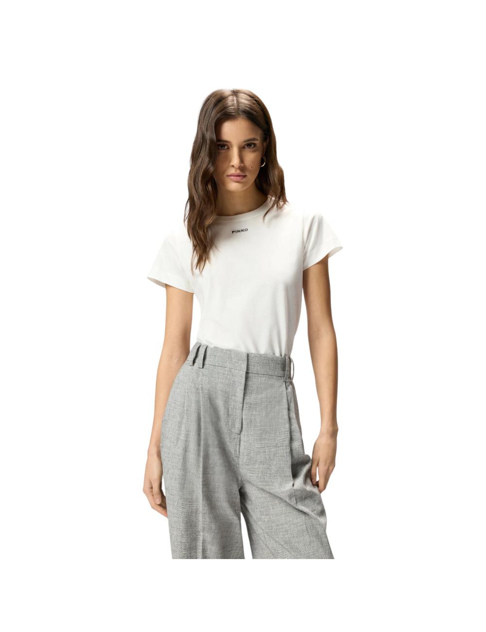 Pinko t-shirt bianca basic