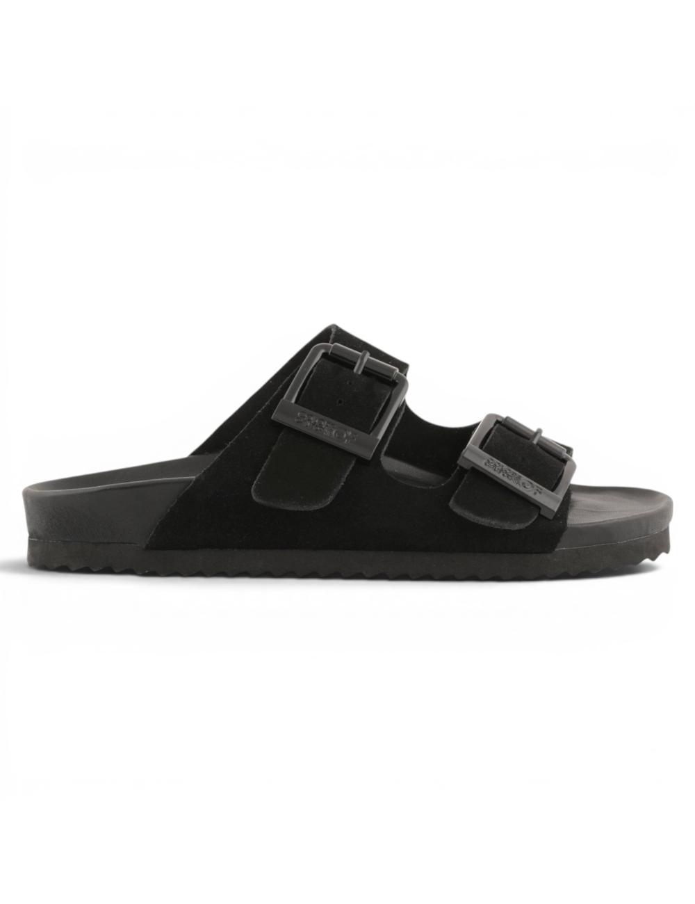 Colors of California Slofi Suede Sandals - Black