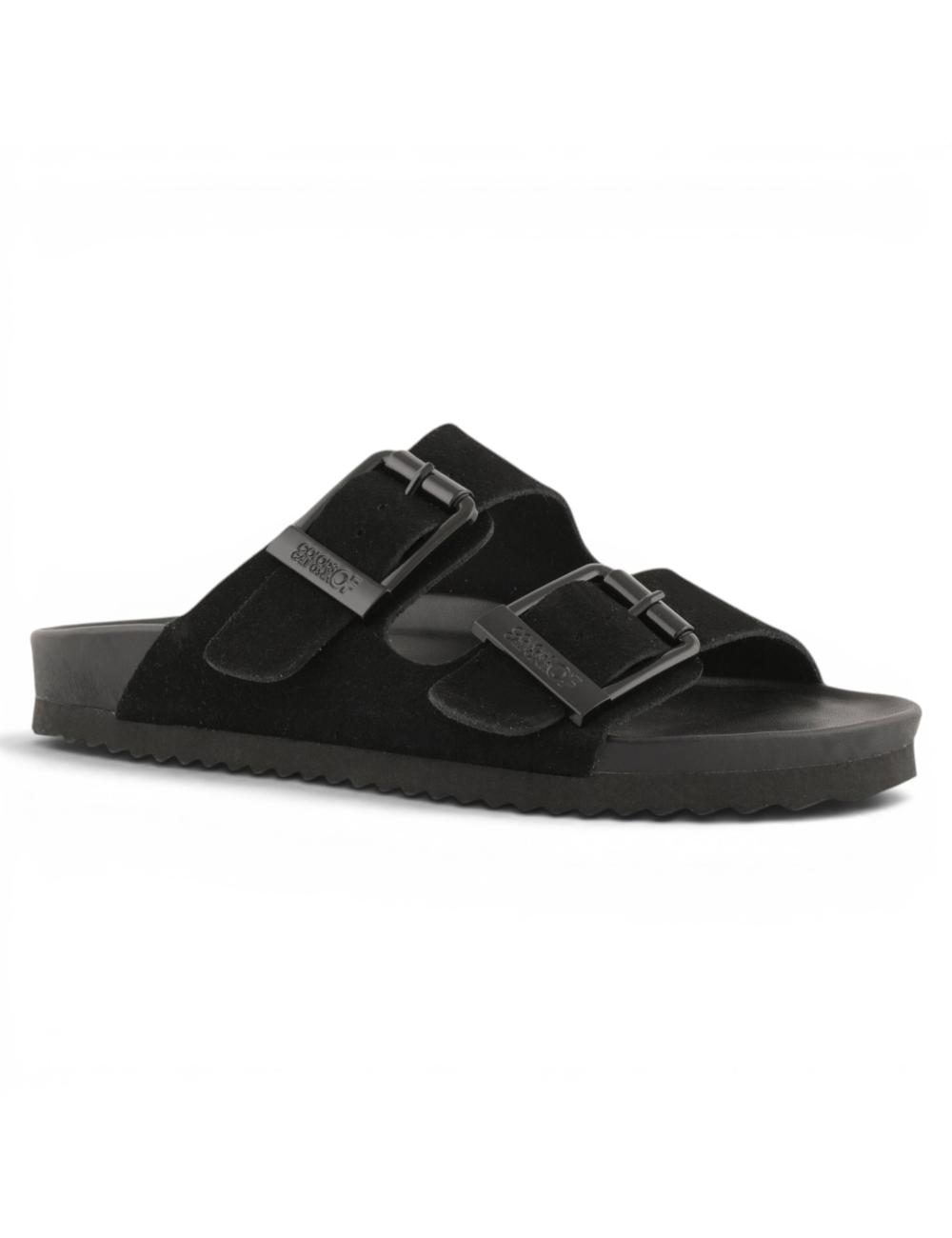 Colors of California Slofi Suede Sandals - Black