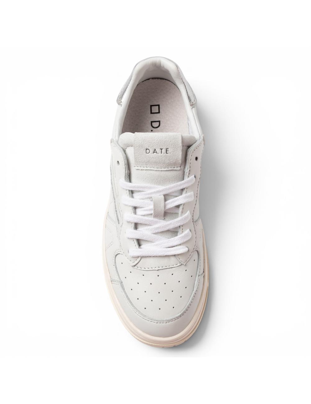 Date sneakers donna Torneo bianco argento