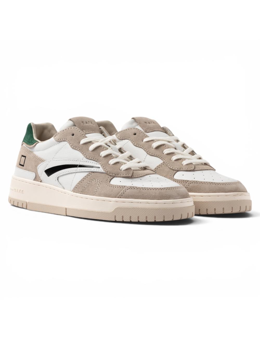 Date sneakers uomo Torneo bianco verde