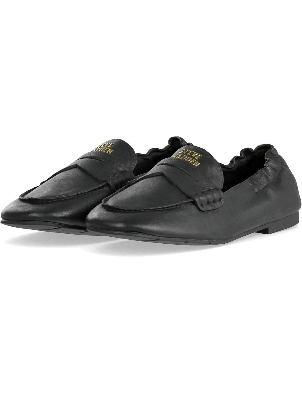 Steve Madden Black Newbury Loafers