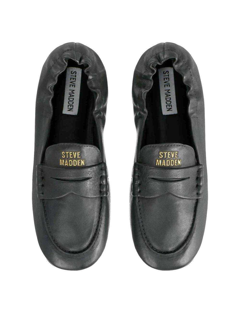 Steve Madden Black Newbury Loafers