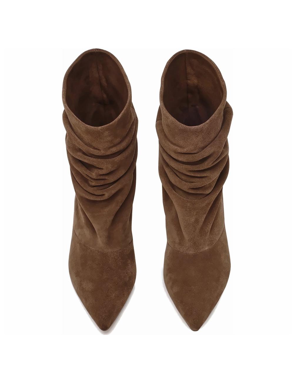 Steve Madden Flux Brown Suede Ankle Boots