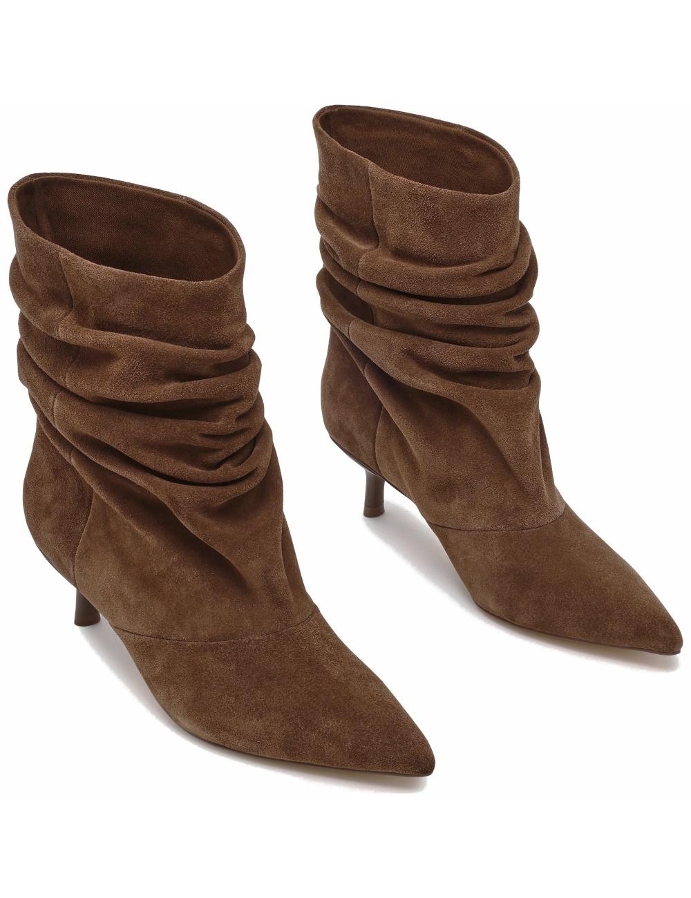 Steve Madden Flux Brown Suede Ankle Boots