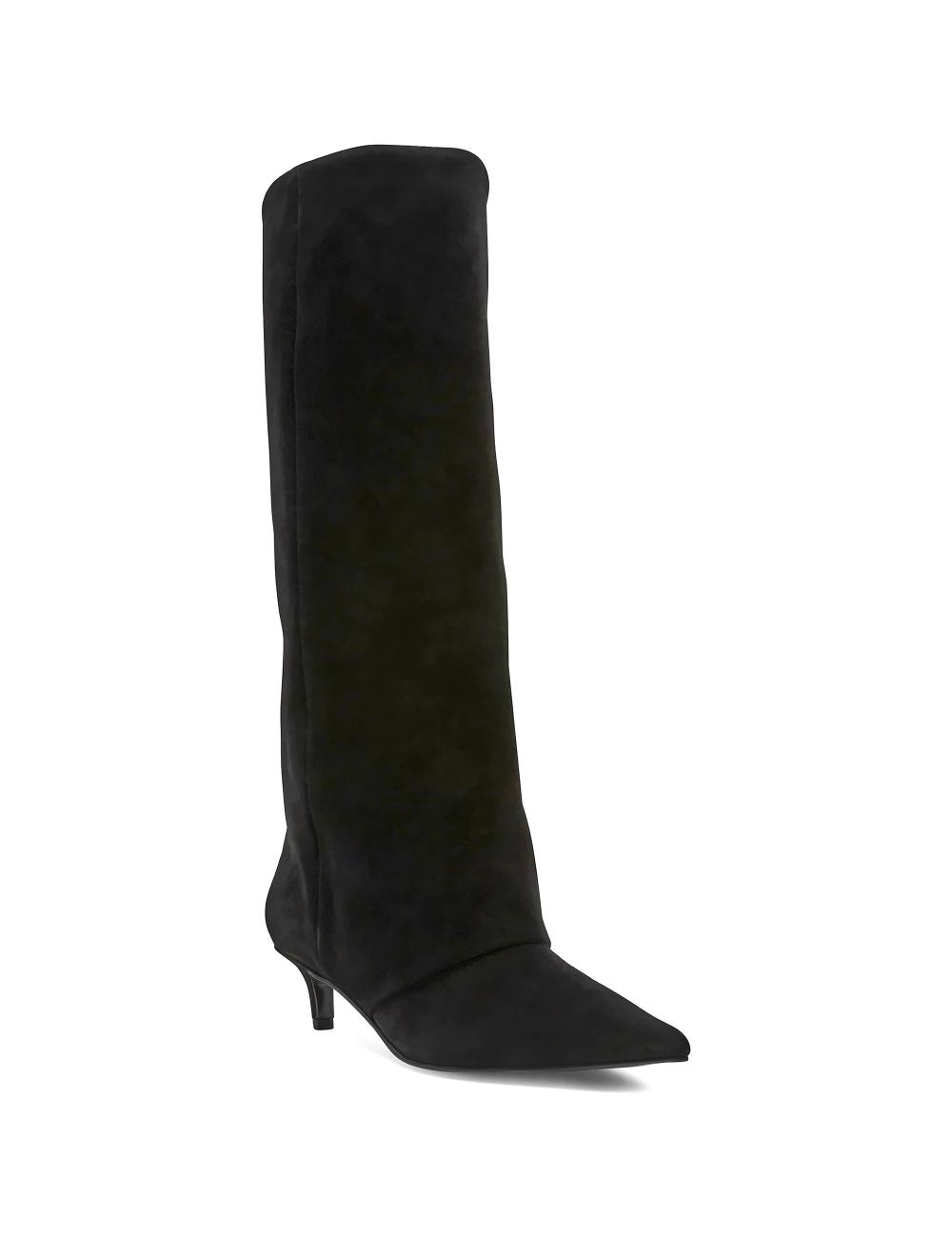 Steve Madden Luca Black Suede Boot