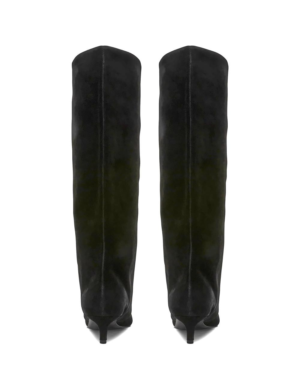 Steve Madden Luca Black Suede Boot