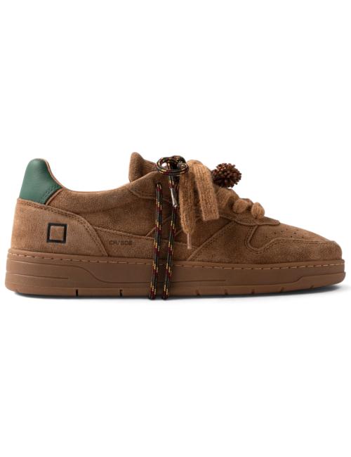 Date sneakers basse Court 2.0 Suede Cuoio