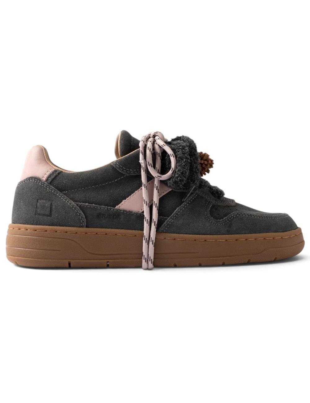 Date Court 2.0 Suede Anthracite women's sneakers