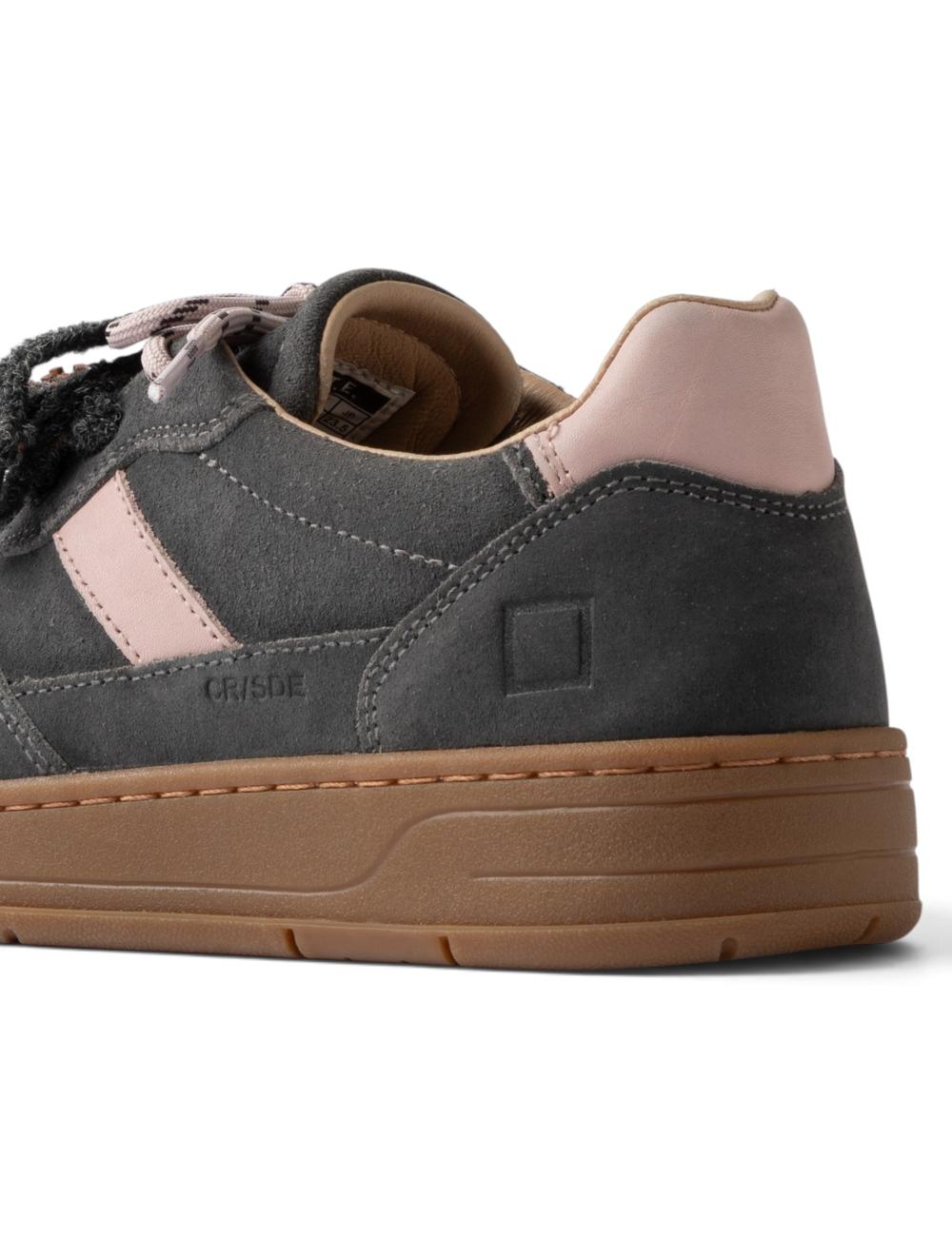Date Court 2.0 Suede Anthracite women's sneakers