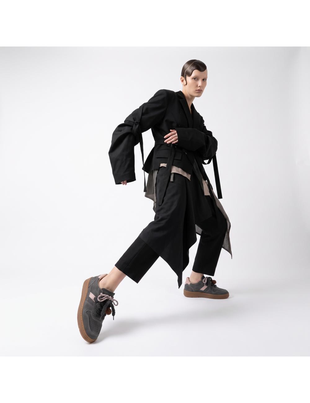 Date Court 2.0 Suede Anthracite women's sneakers