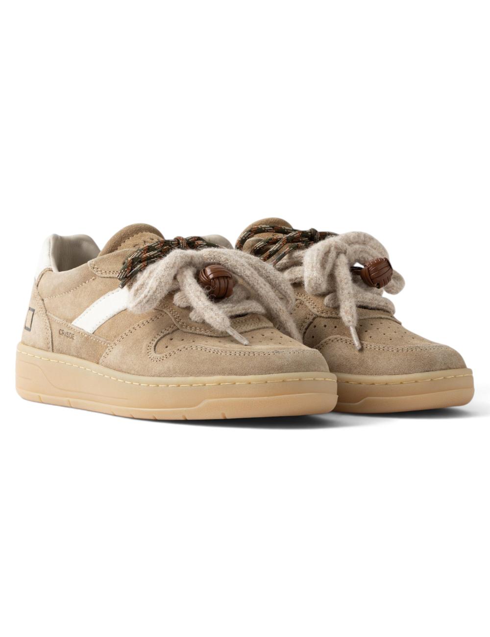 Date Court 2.0 Suede Camel women's sneakers
