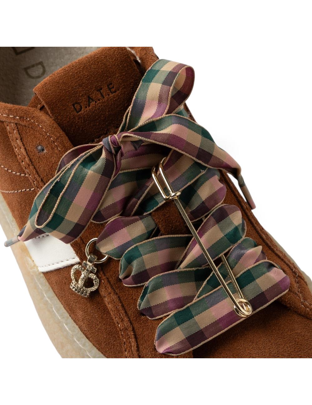 Date sneakers woman Tender Suede Cuoio